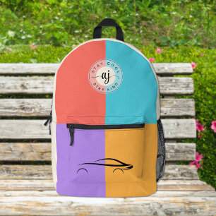 Modern Colour Block Backpack – Stay Cool Stay Kind