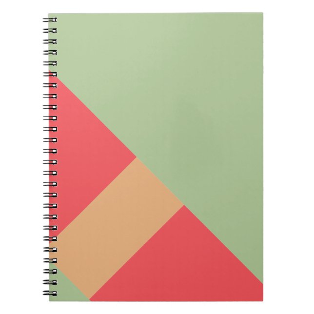 Modern Colour Block Geo 1 Notebook (Front)