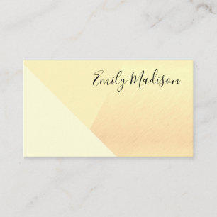 Modern Colour Block   Trendy Stylish Business Card