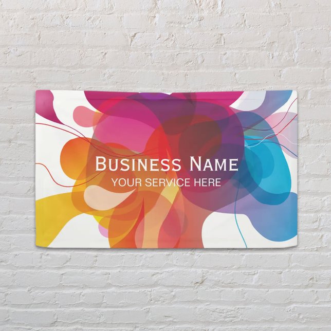 Modern Colour Flow Trendy Business Banner (Creator Uploaded)