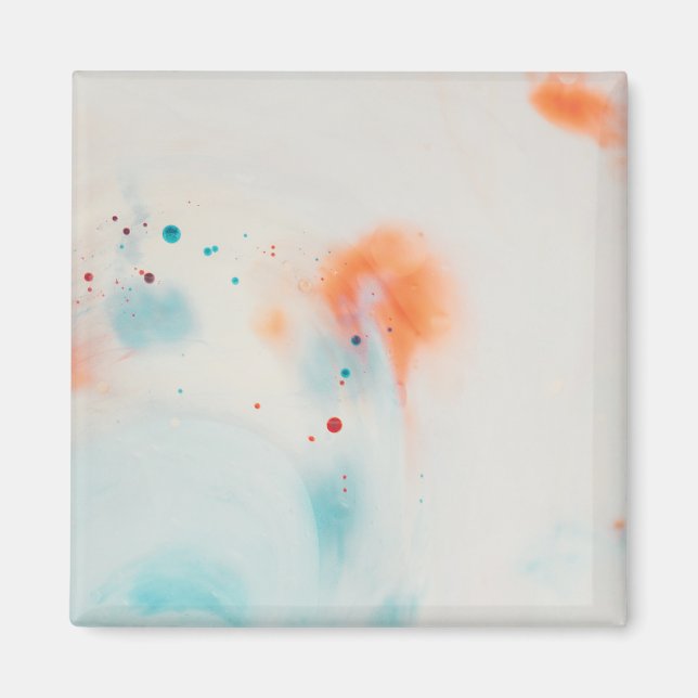 modern colour marble stone magnet (Front)