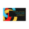 Modern Colour Overlapping Circles Business Card