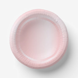 Modern Colour Pink Rose Gold Trendy Template Paper Plate