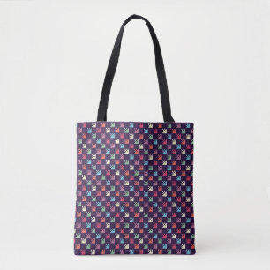Modern Colourful Abstract Art Shapes Tote Bag