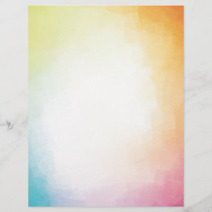 Modern Colourful Abstract Art Trendy Pink Red Blue Custom Letterhead