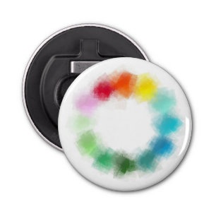 Modern Colourful Abstract Blank Template Custom Bottle Opener