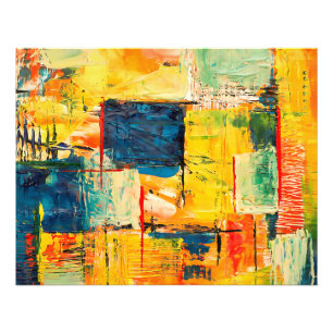 Modern Colourful Abstract Expression Photo Print