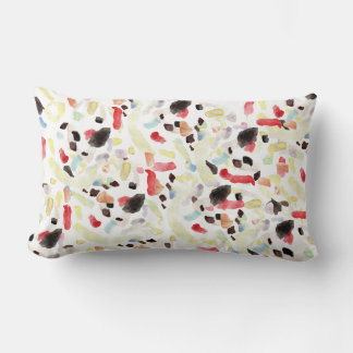 Modern Colourful Abstract Full Print Lumbar Pillow