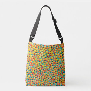 Modern Colourful Abstract Geometric Balloons Paint Crossbody Bag