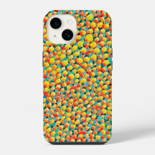 Modern Colourful Abstract Geometric Balloons Paint iPhone 14 Case