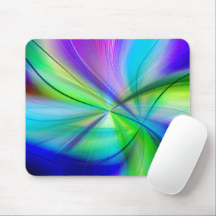 Modern Colourful Abstract Glam Pattern Mouse Pad