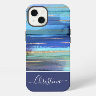 Modern Colourful Abstract Glitter Sparkle iPhone 13 Case