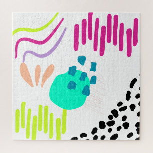 Modern colourful Abstract pattern . Jigsaw Puzzle