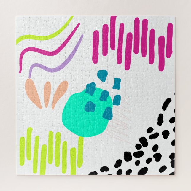 Modern colourful  Abstract pattern . Jigsaw Puzzle (Vertical)