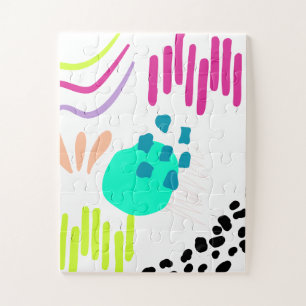 Modern colourful Abstract pattern . Jigsaw Puzzle