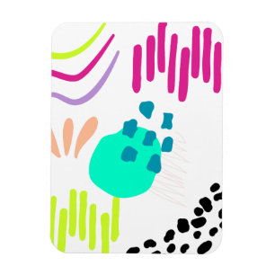 Modern colourful Abstract pattern . Magnet