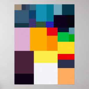 Modern Colourful Abstract Poster