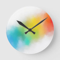 Modern Colourful Abstract Template Rainbow Colours