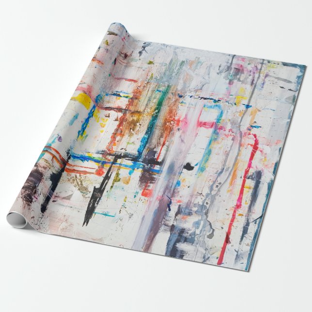Modern colourful background. art,contemporary,mode wrapping paper (Unrolled)