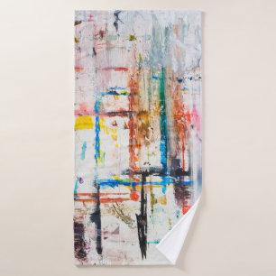 Modern colourful background.art,contemporary,moder bath towel