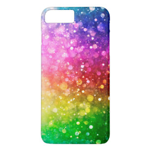 Modern Colourful Bokeh Glitter iPhone 8 Plus/7 Plus Case