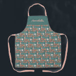 Modern colourful bold typography plans and ideas n apron<br><div class="desc">Modern colourful bold typography plans and ideas fun apron. Ideal Christmas,  Birthday,  New school year,  Business or teacher gift.</div>