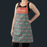 Modern colourful bold typography plans and ideas n apron<br><div class="desc">Modern colourful bold typography plans and ideas fun apron. Ideal Christmas,  Birthday,  New school year,  Business or teacher gift.</div>