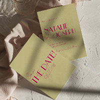 Modern Colourful Bright Whimsical Retro Wedding 