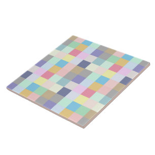 Modern Colourful Chequerboard Ceramic Tile