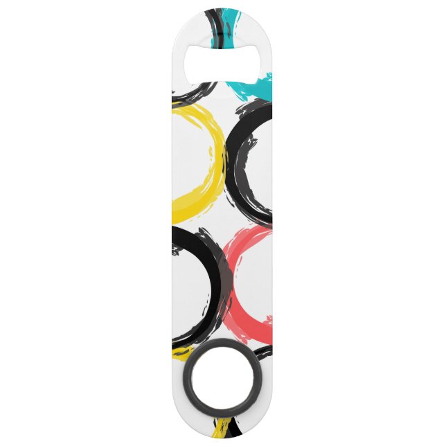 Modern, colourful, cool, unique, trendy circles (Front)