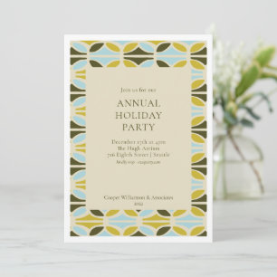 Modern Colourful Corporate Annual Holiday Party Invitation