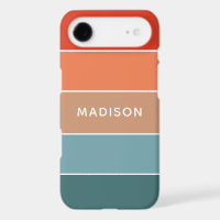 Modern Colourful Earth Colorblock Personalised Nam
