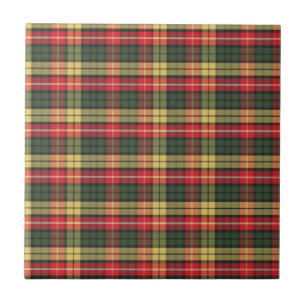 Modern Colourful Festive Plaid Pattern Ceramic Tile