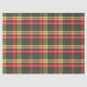 Modern Colourful Festive Plaid Pattern Tissue Paper
