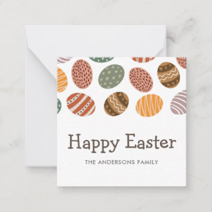Modern Colourful Fiesta Easter Egg Card