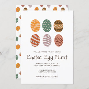 Modern Colourful Fiesta Easter Egg Hunt Invitation