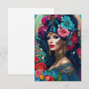 Modern Colourful Flat Card For Any Occasion