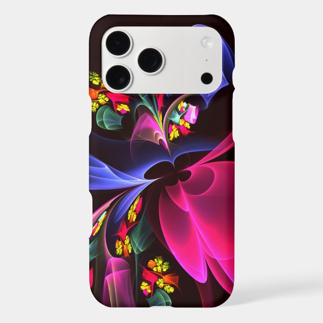 Modern Colourful Floral Abstract Art Pattern #06 (Back)