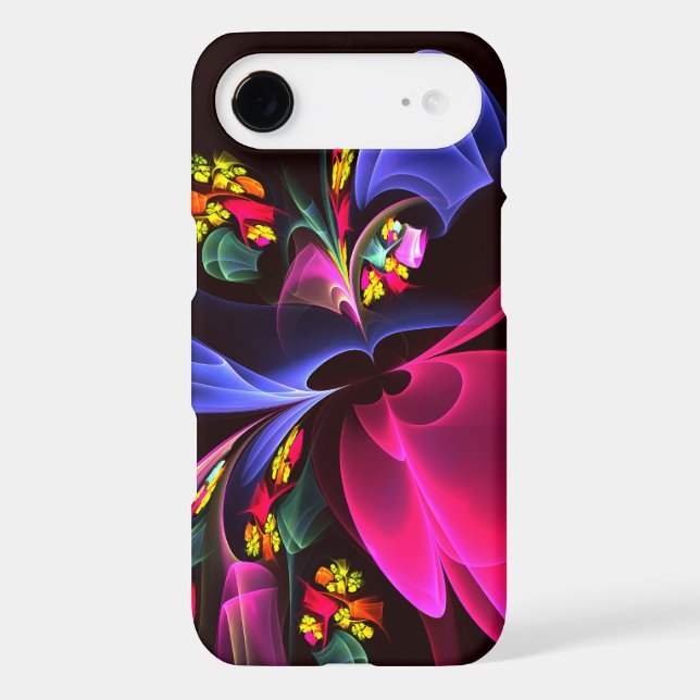 Modern Colourful Floral Abstract Art Pattern #06 (Back)