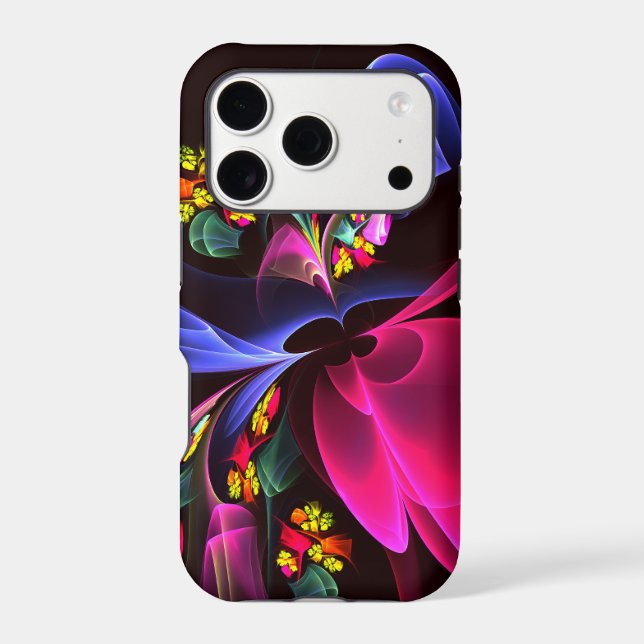 Modern Colourful Floral Abstract Art Pattern #06 (Back)