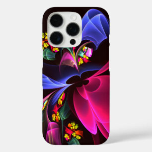 Modern Colourful Floral Abstract Art Pattern #06 iPhone 16 Pro Case