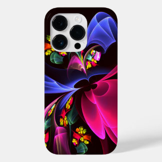 Modern Colourful Floral Abstract Art Pattern #06 Case-Mate iPhone 14 Pro Case