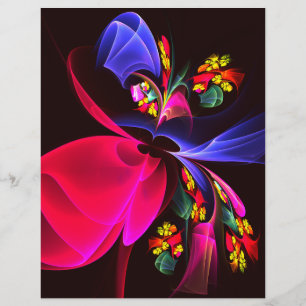 Modern Colourful Floral Abstract Art Pattern #06 Flyer