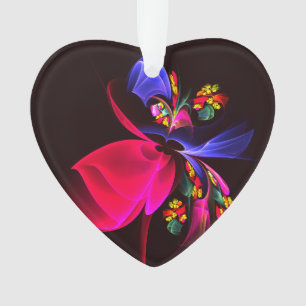 Modern Colourful Floral Abstract Art Pattern #06 Ornament