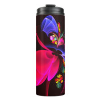 Modern Colourful Floral Abstract Art Pattern #06