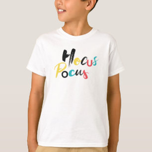 Modern, colourful, fun, cool, trendy Hocus Locus T-Shirt