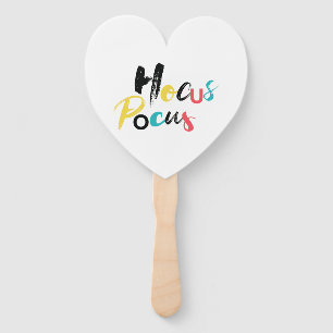 Modern, colourful, fun, cool, trendy Hocus Pocus Hand Fan
