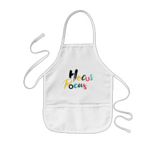 Modern, colourful, fun, cool, trendy Hocus Pocus Kids Apron