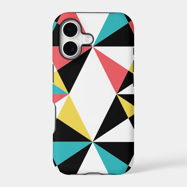 Modern, colourful, fun, trendy, geometric pattern (Back)