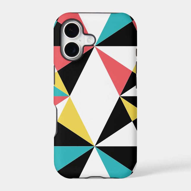 Modern, colourful, fun, trendy, geometric pattern (Back)